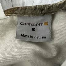 美品！carhartt リアルツリーカモオーバーオール！裏キルティング！_画像9