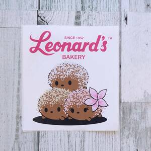 ★ハワイ直輸入★Leonard’s Bakery レナーズ ベーカリー ステッカー/MALASADAS/マラサダ＜ツムツム風＞