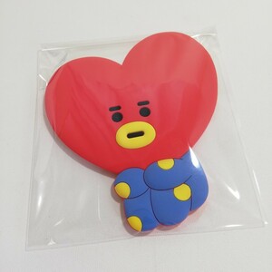 BT21 TATA シリコーン ミニ 手鏡 [ハンドミラー シリコン グッズ BTS 防弾少年団 公式グッズ ]