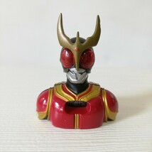 リズム時計 デジタルクロック 仮面ライダークウガ [仮面ライダークウガ 胸像 フィギュア時計 グッズ ジャンク品]_画像1