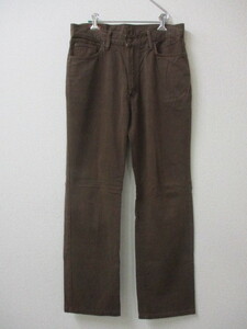 エドウィン　ＥＤＷＩＮ　ＳＯＦＴ ＪＥＡＮＳ　Ｗ８３　Ｈ１０１（３３）　ブラウン　日本製　ＬＯＴ．１７０３