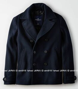 〓ラスト!! アメリカンイーグル/US M/AEO Wool ピーコート/Navy