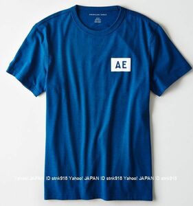 〓アメリカンイーグル/US M/AE Graphic Tシャツ/Blue