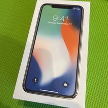 iPhone x シルバー　64GB 空箱_画像2