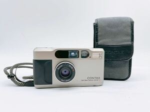 【新品電池交換済み】CONTAX T2 コンタックス Carl Zeiss Sonnar 2.8/38 通電OK フィルムカメラ レトロ 高級コンパクトカメラ ソフトケース