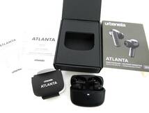 元値２万 Urbanista アーバニスタ ATLANTA Black ワイヤレスイヤホン Bluetooth5.2 ワイヤレス充電 USB-C マイク付き_画像2