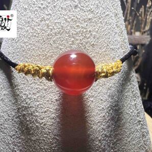 天然の美しい個性的な瑪瑙南紅手縄