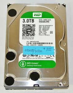 WESTERN DIGITAL 3.5インチ SATA HDD 3TB WD30EZRX [3TB SATA600] /中古品 /クリックポスト発送 ※7555