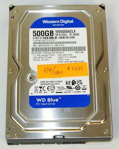 WESTERN DIGITAL 3.5インチ SATA HDD 500GB WD5000AZLX [500GB SATA600 7200] /中古美品 /クリックポスト発送 ※C2V1