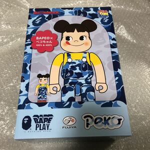 当選品＊BAPEペコちゃんコラボ 100%&400% BE@RBRICK