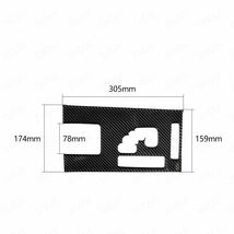 LEXUS レクサス　IS IS250 300 350C 右ハンドル専用 　カーボン製シフトパネル　1枚　Aタイプ　送料無料_画像2