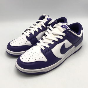 【中古】NIKE Dunk Low Retro スニーカー 28cm DD1391-104 ホワイト パープル ナイキ[240010402535]