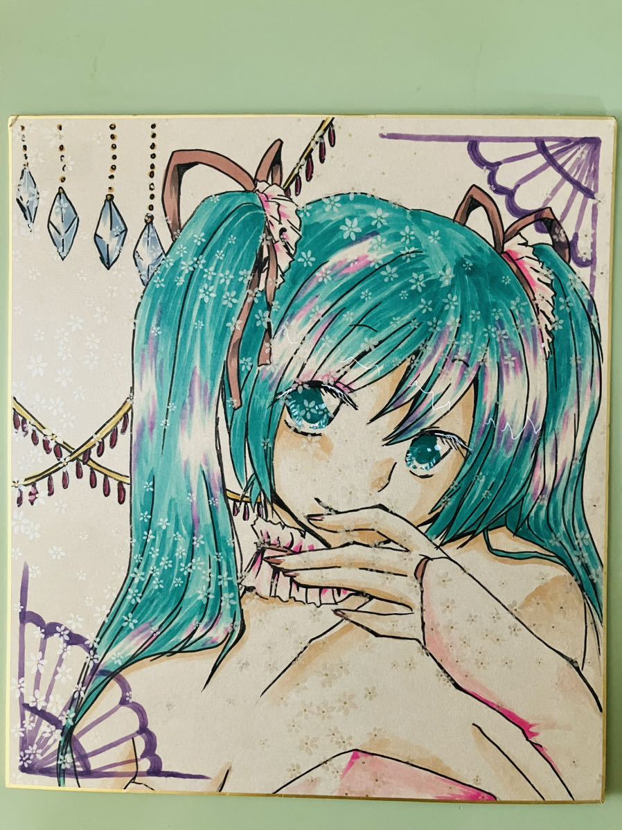 アウトレット超高品質 手描きイラスト 中色紙 その他