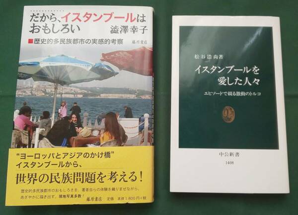 【中古】だから、イスタンブールはおもしろい 澁澤幸子(著) + イスタンブールを愛した人々 松谷浩(著) ２冊セット