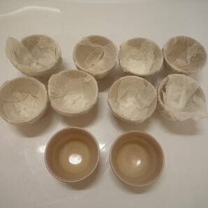 ☆萩焼 煎茶椀 茶碗 陶器 食器 和食器 10客の画像2