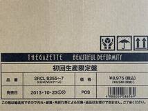 BEAUTIFUL DEFORMITY the GazettE 初回生産限定盤　CD+DVD/BF_画像6