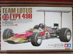 タミヤ 1/12 チーム ロータス タイプ49B 1968 (エッチングパーツ付き) TEAM LOTUS TYPE 49B w/PHOTO-ETCHED PARTS TAMIYA