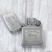 ZIPPO　ジッポー　リミテッド　No.144　LUXURY　SILVER&GOLD　1994年製　シルバー　4-12-6-5_画像6