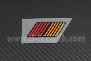 RALLI ART Icon emblem W64mm×H29mm Mitsubishi original part Ralliart 