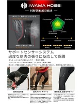 【IWAMA HOSEI】岩間縫製 スポーツタイツ コンプレッションタイツ アンダーウェア コンプレッションウェア スパッツ 男性用 Mサイズ 21_画像5