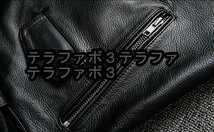 レザーベスト 牛革 レザーライダース メンズファッション バイクベスト カウハイド カウベスト 革ジャン 機関車 S～5XL_画像4