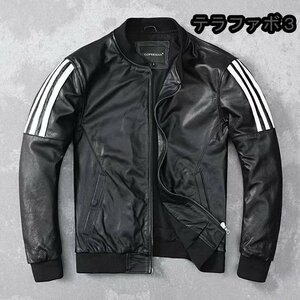 レザージャケット 革ジャン 牛革 カウハイド バイクレザー シングルライダース 本革 メンズファッション S～5XL