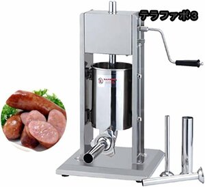  sausage staff .- manual ... machine made of stainless steel home use, business use CE certification 16.,22.,32.,38.4 kind nozzle attaching (5L)