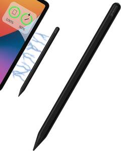 【新品】GOOJODOQ 新型 GD13 ブラック 磁気吸着充電式 iPad向け Apple Pencil互換スタイラスペン 【高品質】