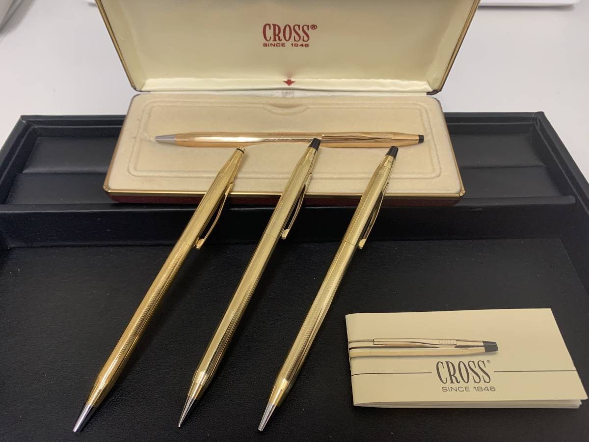 ヤフオク! -「cross ボールペン 18kt」の落札相場・落札価格