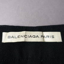 BALENCIAGA/バレンシアガ/34/フランス製/裾ジップ/ウールパンツ/ブラック/黒/レディース/スラックス/ボトムス_画像3