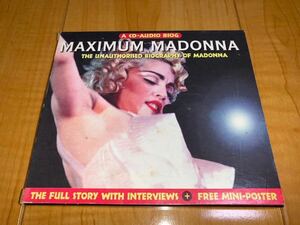 【即決送料込み】Madonna / マドンナ / Maximum Madonna (The Unauthorised Biography Of Madonna) 輸入盤CD / インタビューCD