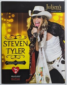 スティーヴン・タイラー　オークションカタログ　エアロスミス　Julien's AUCTIONS 2009 STEVEN TYLER