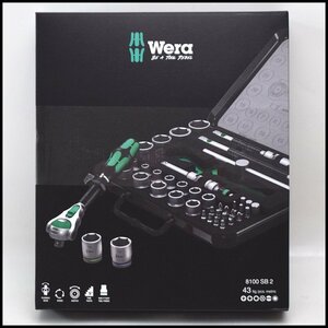 即決 新品 Wera サイクロップラチェットセット 8100SB2 計43点入り 差込角9.5mm セット内容43点 003594 ウェラ Zyklop Speed