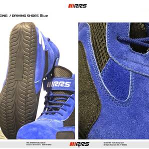 RRS サイズ: 40 (25.9cm) 青 レーシング カート スエード シューズ (FIA なし) の画像5