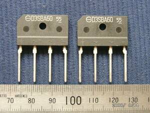  new goods 4 piece collection including carriage new electro- origin SI( single in line ) type 600V 4A Bridge diode D3SBA60