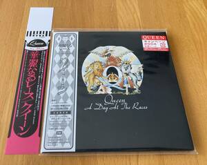 クイーン 華麗なるレース 紙ジャケット a day at the races 紙ジャケ Queen limited papersleeve 復刻帯 手をとりあって 愛にすべてを CD