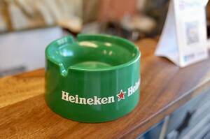 新品 Heineken ハイネケン 灰皿 Ashtray BAR 店舗 お酒 カウンター インテリア アメリカ ビール