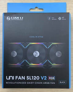 【未開封・未使用品】Lian-Li (リアンリー) UNI FAN SL120 V2 BK Single Pack　②