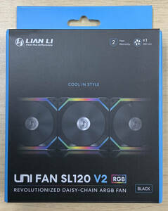 【未開封・未使用品】Lian-Li (リアンリー) UNI FAN SL120 V2 BK Single Pack　③