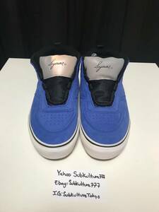 【新品】 シュプリーム SUPREME バンズ Vans12SS MC 418-000014-324 スエードミッドカットスニーカー 28.5cm 青　ブルー