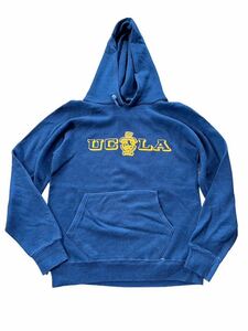 ●●vintage 1970's us製 UNIVERSITY OF CALIFORNIA LOS ANGELES UCLA スウェットパーカー S 紺●●