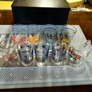 昭和レトロ コップグラスビアジョッキインスタ映えガラスコップヴィンテージ アサヒビールタンブラーキッチン用品食器