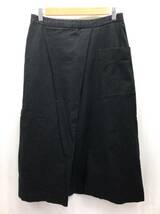  無印良品 ロングスカート ブラック サイズL 23092501_画像1