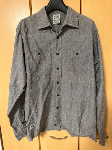 CTRL シャンブレーシャツ SHIRT 長袖　Ｍ