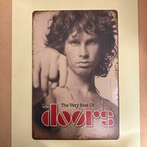 レトロ ブリキ看板 The doors 20×30cm_画像2