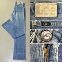 1970-80s Lee 200 Denim Pants Made in USA Size W29-30 L36_画像2