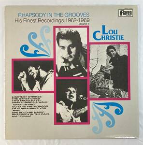 ルー・クリスティ (Lou Christie) / Rhapsody In The Grooves - His Finest Recordings 1962-1969 Vol.1 豪盤LP Raven RVLP-1010