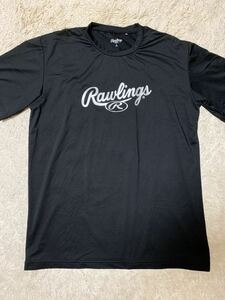ローリングス　Tシャツ 黒　スポーツ　野球　ベースボール　未使用　XOサイズ