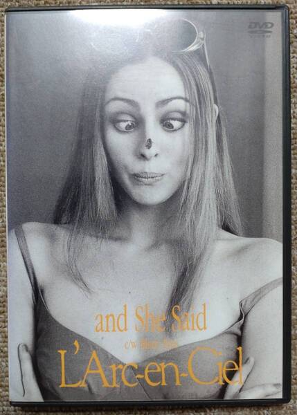 【DVD】L'Arc~en~Ciel 「and She Said c/w Blurry Eyes」 ラルク・アン・シエル