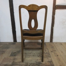 イギリス アンティーク 家具 ダイニングチェア 椅子 イス バルボスレッグ 店舗什器 木製 オーク 英国 DININGCHAIR 4327e_画像5